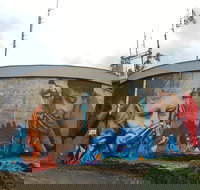 Willans Hill Water Tower Mural - eTourism Australia