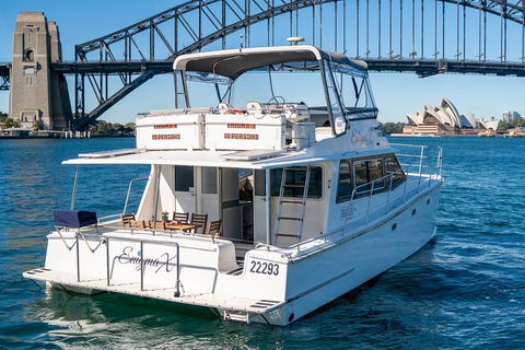 Vivid 90-Minute Sydney Harbour Small Group Catamaran Cruise - eTourism Australia 4